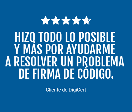 Code Signing Product Review Spanish